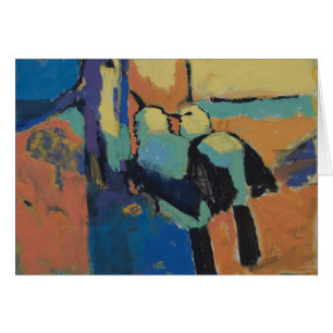 Bavards pies - carte d'art