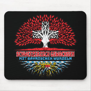 Bavaria Swiss Baum Wurzel Mousepad
