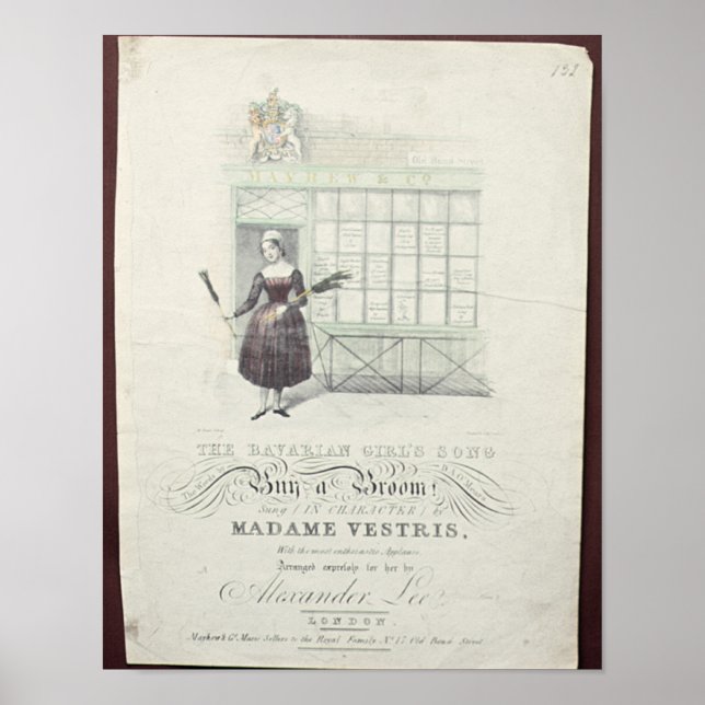 Bavarian Girls Song von Maxim Gouci, Liedblatt Poster (Vorne)