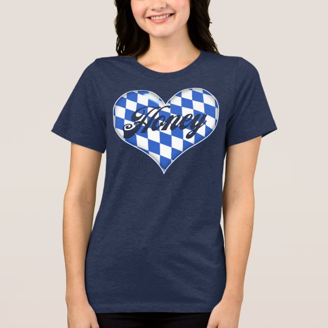 Bavarian Honey Tri-Blend Shirt (Vorderseite)
