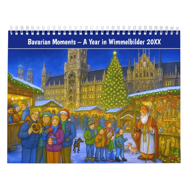 Bavarian Moments – A Year in Wimmelbilder Kalender (Titelbild)