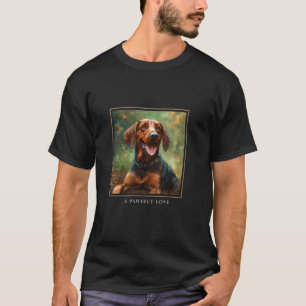 Bavarian Mountain Scent Hound Hund Garden Blume P T-Shirt