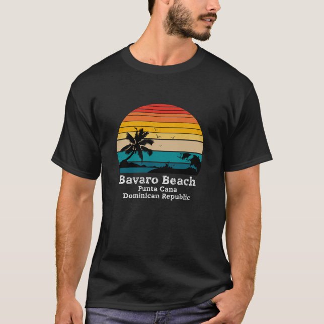Bavaro Beach Punta Cana - Dominikanische Republik T-Shirt (Vorderseite)