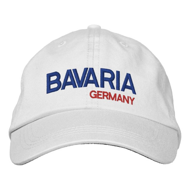 Bavière* Allemagne Casquette de baseball blanc (Devant)