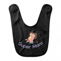 Bavoir bébé (design Super Maman).