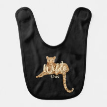 Bodysuit de bébé léopard noir une pièce