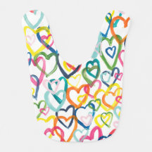 Coeurs Baby Bib