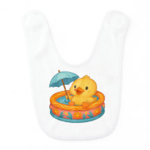 Bavoir de bain pour canard