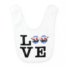 Bavoir de chicaGOggles d'AMOUR