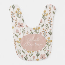 Fleur sauvage Bébé Bidon rose Muet Tons