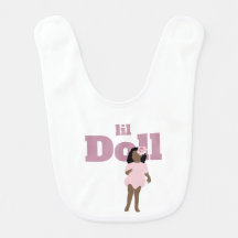 Lil doll T-shirt bébé Bodysuit Baby Bib