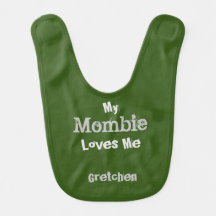 Ma maman M'Aime Bib Vert Bébé