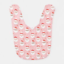 Pink Retro Santa Clause Wrapper Papier