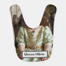 reine royale Baby Bib