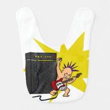 Rock 'n' Roll Baby Bib