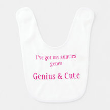 Tante drôle Baby Bib