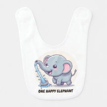 Un éléphant heureux - Trunk plein de plaisir