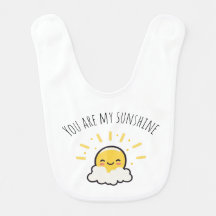 Vous êtes mon Sunshine Baby Bib