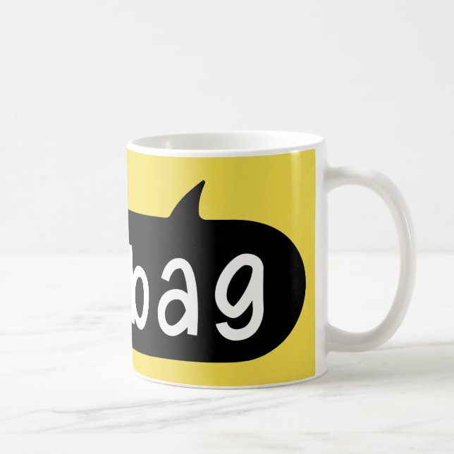 Bawbag, lustiger Scottish beleidigt Tasse (Rechts)