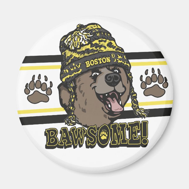 Bawsome Boston Phantastisch Magnet (Vorne)