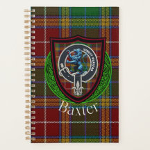 Baxter-Schottischer-Clan-Tartan & -Wappen