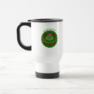 Baxter Scottish Tartan Celtic Thistle Reisebecher