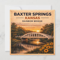 Baxter Springs Rainbow Bridge Schreibwarendesign