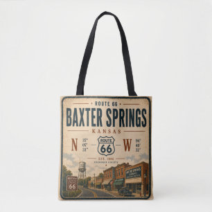 Baxter Springs Route 66 Heritage-Tribut Tasche