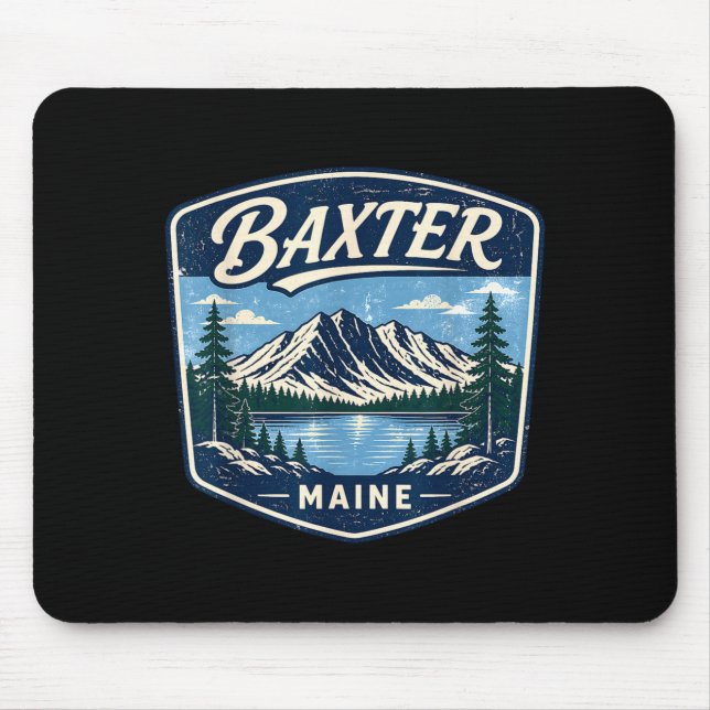 Baxter State Park Maine Bergwandern Camping Mousepad (Vorne)