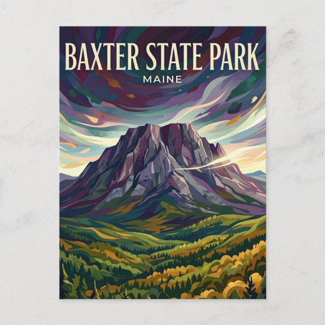 Baxter State Park USA Postkarte (Vorderseite)