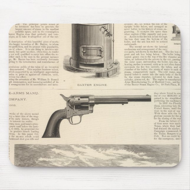 Baxter Steam Motor Company Mousepad (Vorne)