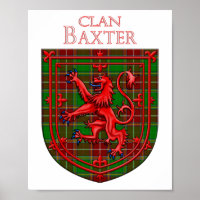 Baxter Tartan Scottish Kariert Lion Rampant