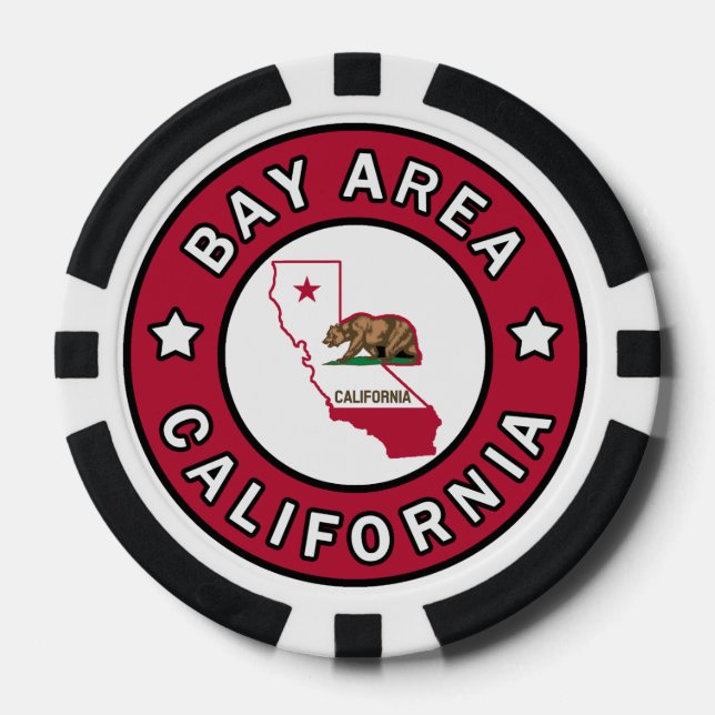 Bay Area California Pokerchips (Vorderseite)