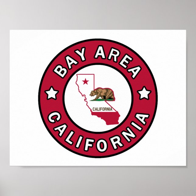 Bay Area California Poster (Vorne)