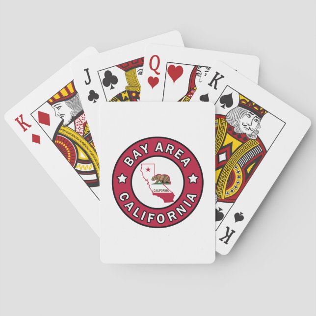 Bay Area California Spielkarten (Rückseite)