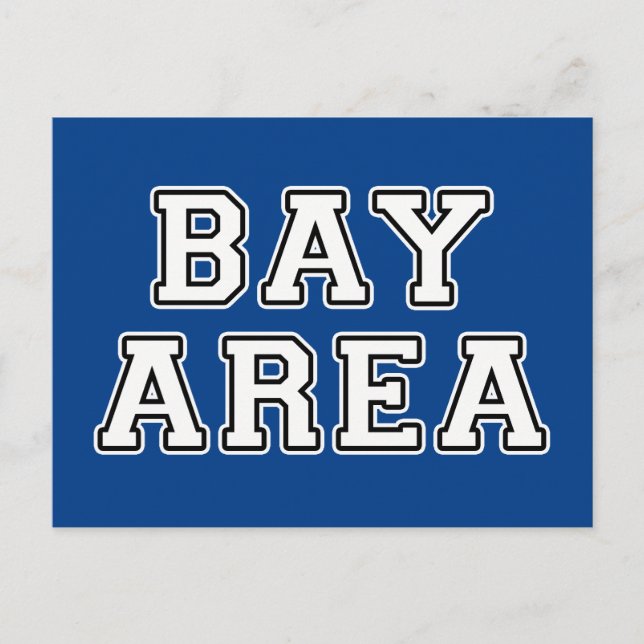 Bay Area Postkarte (Vorderseite)