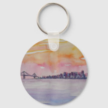 Bay Area Skyline San Francisco mit Oakland Bridge