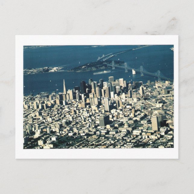 Bay Bridge 1996, c) chancephoto 2000 Postkarte (Vorderseite)