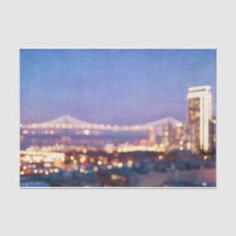 Bay Bridge Glow - San Francisco Gewebepapier Seidenpapier