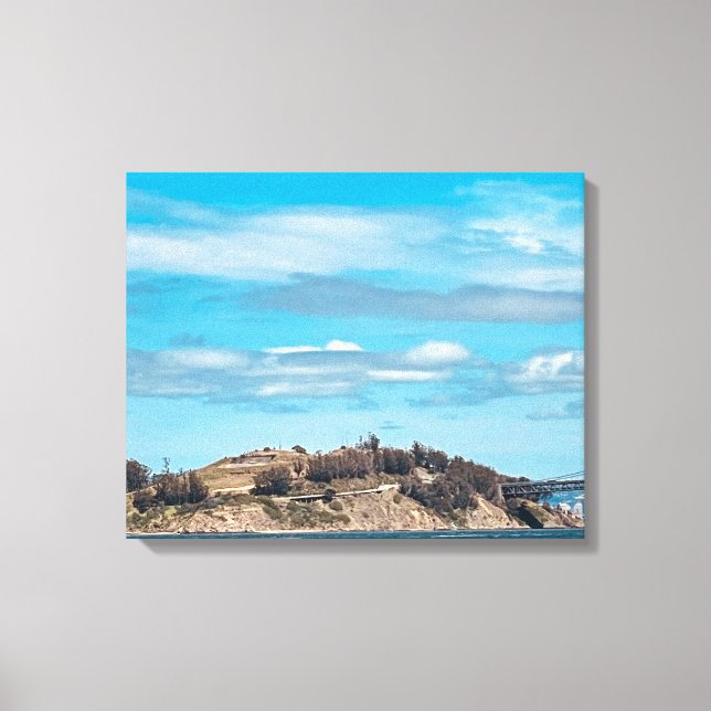 Bay Bridge Stretched Canvas Print Leinwanddruck (Vorderseite)