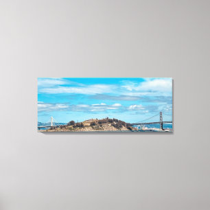 Bay Bridge Stretched Canvas Print Leinwanddruck