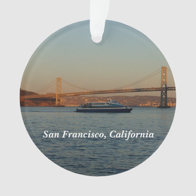 Bay Bridge & Yerba Buena Island #4-2 Ornament (Vorderseite)
