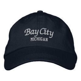Bay City Michigan bestickt Baseballhut Bestickte Baseballkappe