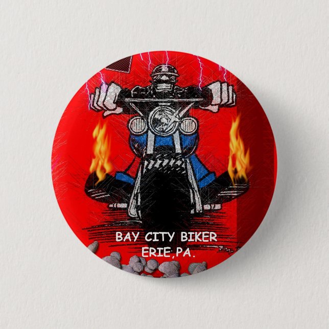 BAY-CITY RADFAHRER    (KNÖPFE) BUTTON (Vorderseite)
