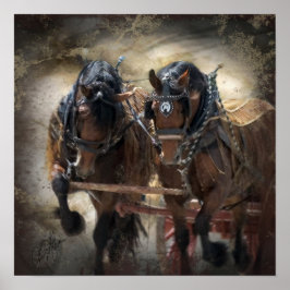 Bay Draft Team Digital Art Print Poster
