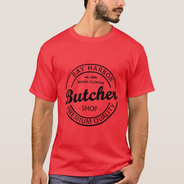 Bay Harbour Butcher Shop schwarz T-Shirt (Vorderseite)