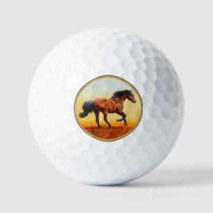 Bay Horse Galloping Golfplätze Golfball