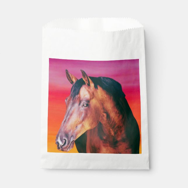 Bay Horse Gradient Geschenktütchen (Vorderseite)