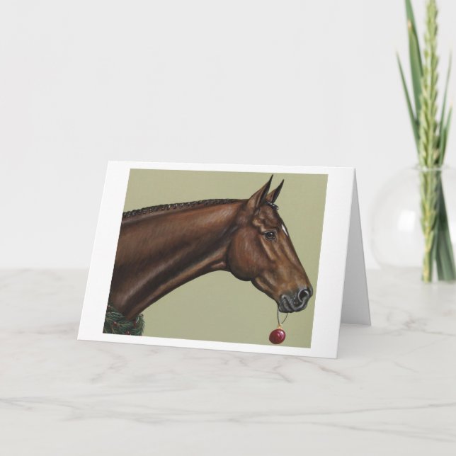 Bay Hunter Christmas Feiertagskarte (Vorderseite)