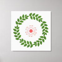 Bay Laurel Wreath & Herz Blume Mandala